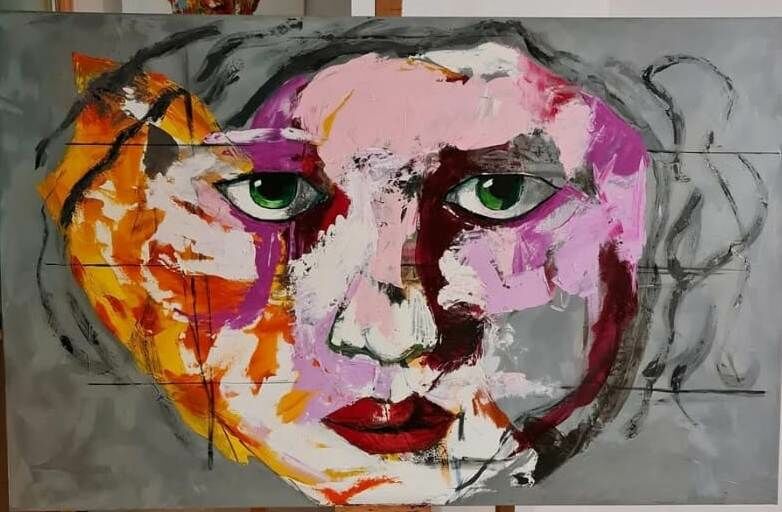 ANXOS - a Paintings by Adelaida  POMARES